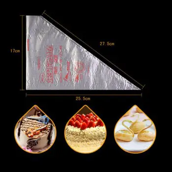 100buc/set de Unică folosință Tort Fondant Sac de Patiserie Degivrare Conducte Cupcake Cream Decorare Saci de Patiserie Sfaturi Instrument de Copt Tort Instrument