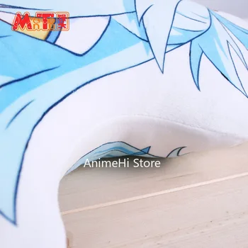 Anime Kono subarashi sekai ni shukufuku wo Aqua Konosuba Figura Perna Cosplay Jucărie de Pluș Moale Papusa Dublă față-Verso Caz 48cm Cadou