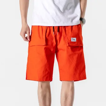 Barbati pantaloni Scurți de Moda Clasic Diagonal Liber Buzunare Fundul y2k Casual de Vara de sex Masculin Plaja pantaloni Scurți de Sport Streetwear Îmbrăcăminte pentru Bărbați