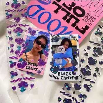 Colorate Holografic Cherry Dragoste cu Laser Autocolante DIY Album Idol Card Album Papetărie Decorative Autocolante Personalizate
