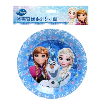 69pcs/lot Frozen Princess Snow Queen Temă Petrecere de Aniversare Fericită Decor Copii Fata de Consumabile Partid Decor Set Tacamuri