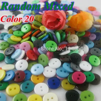 100buc/lot Frumos de culoare Amestecat cu rășină butoane 10mm haine pentru copii butoane de îmbrăcăminte butoane accesorii de Îmbrăcăminte Album