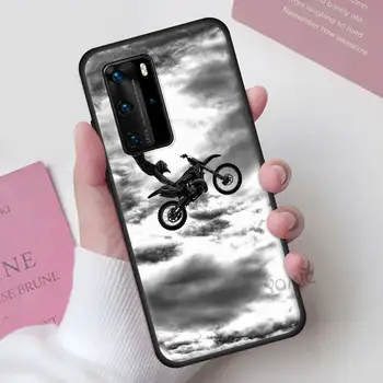 Moto Cross Motociclete Sport Cazul în care Telefonul pentru Huawei P inteligente Z 2019 P30 P40 P20 Lite E pentru Onoare 9X Pro 8X 20 Juca 9A 8S 9S Acoperi