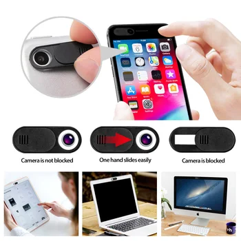 Webcam Acoperirea Universală de Declansare Magnet Slider de Confidențialitate Capac de Protecție Pentru Web, Laptop, iPad, PC, Macbook Tableta lentile Stick de Confidențialitate