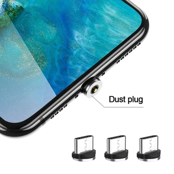 Runda Magnetic conectați Cablul Micro USB de Tip C C Prize de Încărcare Rapidă Adaptor de Telefon de Tip C Magnet Mufă Încărcător Fără Cabluri