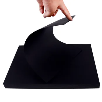 50 de Bucăți A4 Alb Negru Gros Carton Tare Origami DIY Felicitare Album Foto Carte Album Materiale de Desen Hârtie Decor