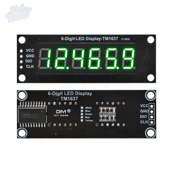 TM1637 0.36 Inch Digital cu LED-uri Tub de 6 Cifre cu 7 segmente Afișaj Modulul de Comandă Pentru Arduino 5V Microcontroler Serial Driver 46x14mm