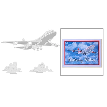 2021 Aeronave Noi și Cloud Tăiere a Metalelor, Matrițe, Pentru Mucegai Tăiat Hârtie Decor Felicitare Scrapbooking DIY NU Stamp Set