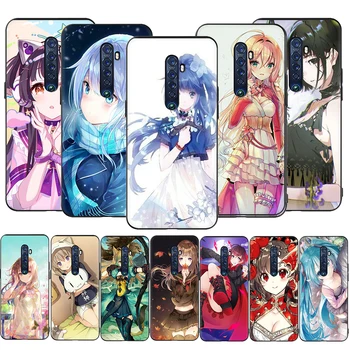 Pentru Realme X3 2 3 5 5i 5s 6 6i 7i Pro X XT X2 X Lite Silicon TPU Caz de Telefon Acopere Anime Manga Fata Sexy