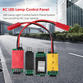 Lampă cu LED-uri de Lumină de Control Panoul de Comutare Sistem de Turn on/Off 3CH pentru Masina RC Model de Vehicul Partea de Acces