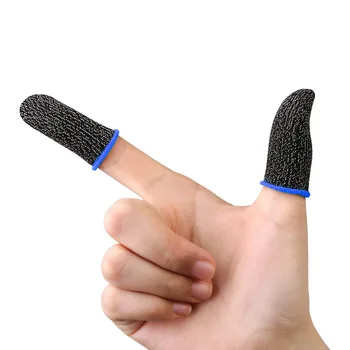 2 buc Deget Acoperă Respirabil Controler de Joc Finger Sleeve Pentru Pubg Sudoare Dovada Non-Zero Ecran Tactil de Jocuri Deget de Mănușă