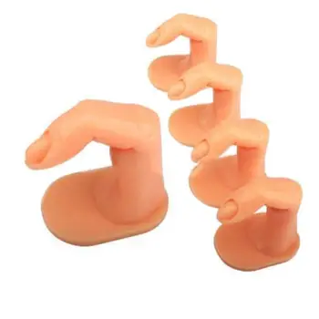 5Pcs Degetele Modele Utile False, Sfaturi de Unghii din Plastic Formare de Artă de Unghii Deget de Artă Instrument Pentru formare
