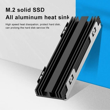 M. 2 SSD Radiator Cooler 2230 Solid state Hard Disk Radiator M2 unitati solid state PCI-E NVME Aluminiu față-verso de Răcire Pad Termic