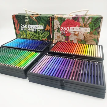 Brutfuner 520 Creioane Colorate 260 Ulei De Desen Creion De Culoare Set De Colorat Schiță Pentru Școala De Artă Brutfuner