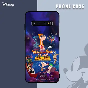 Disney 2021 Phineas și Ferb drăguț Caz de Telefon Pentru samsung galaxy S8 S9 S10e S20 21 PLUS J6 J600 M51 LITE cazuri acoperi