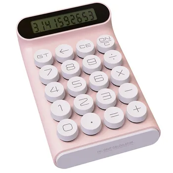 Retro Calculator Dot Tastatură Mecanică Calculator Portabil de 10 cifre Display LCD Financiare Moda Birou Calculator Simplu