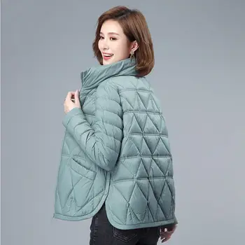 Moda All-meci de Warm Jos Jachete Femei Plus Dimensiune coreean Eleganta Haina de Iarna 2021 Toamna Iarna Casual de Bază Vrac Puffer Coat