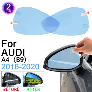 2X Pentru AUDI A4 (B9) 2016 2017 2018 2019 Auto Oglinda Retrovizoare Anti Ceață Orbire Oglinzi retrovizoare Exterioare Film Impermeabil Capac rezistent la apa