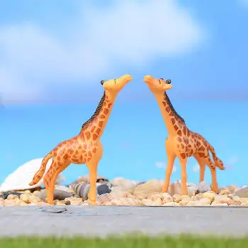 1 BUC Drăguț Portal Miniatură Girafa Cerb Animale Minunate Pentru Gradina Decor Acasă Mini Jucării Diy Accesorii Bonsai Cifre