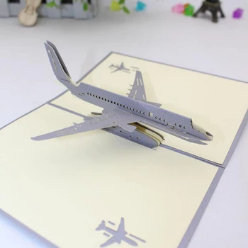 3D Pop-UP Invitații Card 3D Lume de Hârtie Atracții Ziua de nastere Felicitari 3D Turistice carte Poștală Salvați Data Băiat Card Cadou