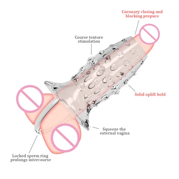Intarziere Ejaculare Adult Produse Jucarii Sexuale pentru Barbati Penis Marirea Penisului Manșon Inel de Penis Penis Erectie Reutilizabile Prezervativ