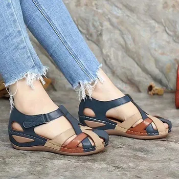 Femei Sandale De Moda Cârlig & Bucla Rotund Femei Pantofi Casual În Aer Liber Pantofi De Vara Pentru Femei Plus Dimensiune Pantofi Femei Zapatos Hombe