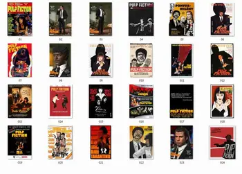 24style Clasic Filmul Pulp Fiction Film de Artă de Mătase Imprimare Poster pentru Casa Ta, Decor de Perete 24x36inch