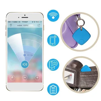 Smart Mini GPS Tracker de Alarmă Anti-pierdut Tag-ul fără Fir Bluetooth Tracker Animale de companie Copil Geanta Portofel Key Finder de Localizare Anti-a Pierdut de Alarmă