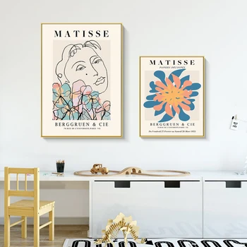 Matisse Flori Poster Abstract Planta Tropicala Panza Pictura De Perete De Arta De Imprimare Tablouri Moderne Pentru Living Decor Acasă