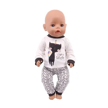 Papusa Pijamale, Haine de Crăciun Pentru 18 Inch American&43 Cm-Născut Generația de Ziua Fetei Rusia DIY Jucărie Cadouri