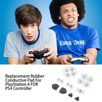 Inlocuire Conductoare Pad din Cauciuc Moale pentru Playstation 4 pentru Sony PS4 Dualshock Controller Bucată 0.01 kg Metal+silicon BSIDE