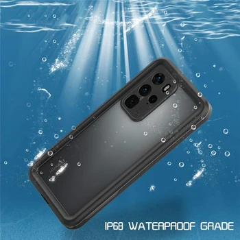 IP68 rezistent la apa Caz Pentru Huawei P30 P40 Pro Pereche de 20 de Mate 30 P30 Lite Complet de Protecție rezistent la Apă rezistent la Șocuri Subacvatice Acoperi