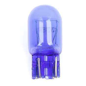 1 Buc T20 Naturale Albastru de Sticlă Auto Bec de Frana Latime Indicator Zi de Funcționare Coada de Lumină W21 5w 580 Lampa Drl Ultra Alb 7443 Ascuns