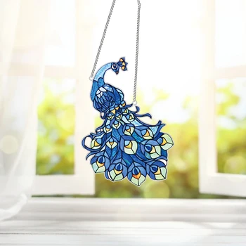 DIY Diamant Pictura Stras Pandantiv Acrilice Kit Meserii Agățat de Perete de Arta Mozaic Ușă Fereastră Decor Acasă Ornament