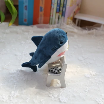 En-gros 10buc 13cm creative rechin de pluș masina mica geanta breloc papusa rucsac pandantiv de înaltă calitate, umplute jucărie pentru copii cadouri