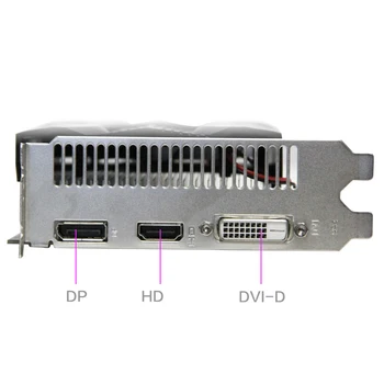 Yeston Radeon RX560D GPU 4GB GDDR5 TA 128bit Jocuri plăci Grafice Computer Desktop Video VGA/DVI-D/HDMI compatibil cu PCI-E 3.0