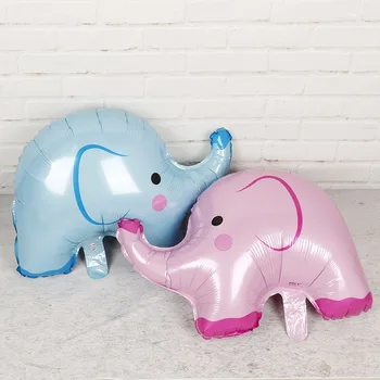 1 BUC Elefant Drăguț animale Baloane Folie baby shower fată băiat Heliu Globos Happy Birthday Party, Decoratiuni copii, jucarii baloane