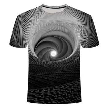 3D T-shirt Barbati T-shirt de Vara 3D de Imprimare T-shirt cu Maneci Scurte T-shirt Funny T-shirt
