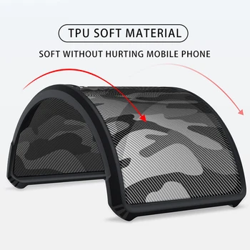 Pentru Samsung Galaxy S21 Ultra Cazul Airbag Caz de Camuflaj Acrilice PC+TPU Anti-knock Armura Capacul din Spate pentru Galaxy S21 Plus Rzants