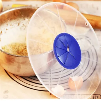 Plastic Grill, Capac Ecran Bătător de Ouă Cilindru Făină Unt Splash Blender de Bucatarie Instrumente de Copt alimente silicon de acoperire oală de gătit