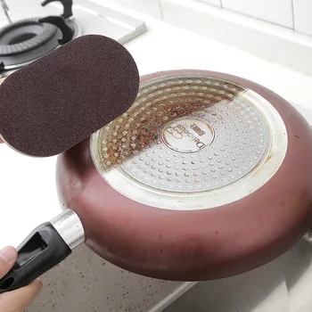 Gadget-uri de bucătărie Magic Sponge Burete de Bucatarie Instrumente Puternice de Decontaminare Perie cu Mâner de Baie Accesorii de Bucatarie