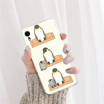 Babette Drăguț pinguin Telefon Caz Pentru iPhone X XS MAX 11 12 pro max 6 6s 7 7plus 8 8Plus 5 5S XR se 2020 caz
