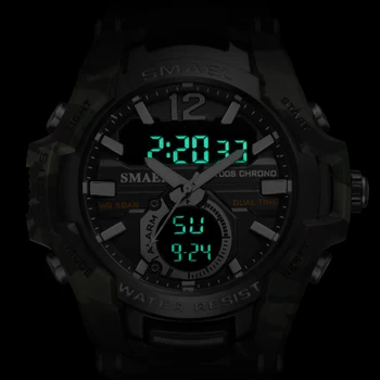 Noul Sportului Militar SMAEL Mens Ceas rezistent la apa de Sus Brand de Lux Analog Cuarț Ceas de mână Digital Mens Dual Display Data Ceasuri
