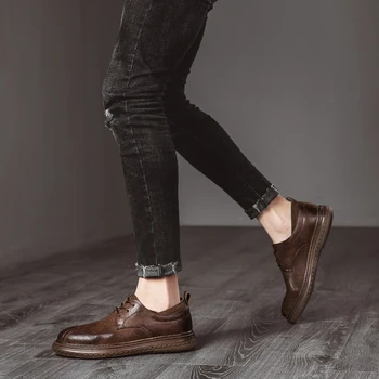 Pantofi de vara pentru Bărbați Încălțăminte din Piele Pentru Adidași Negri Sapato Masculino de Moda Casual Barbati Pantofi clasici pentru barbati