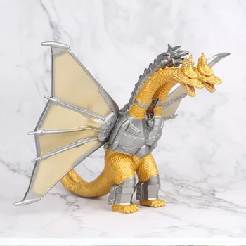 18CM Godzilla, King Ghidorah Godzilla, Monstrul din PVC, Model Trei Capete de Dragon Dinozauri figurina Jucarie Cadou