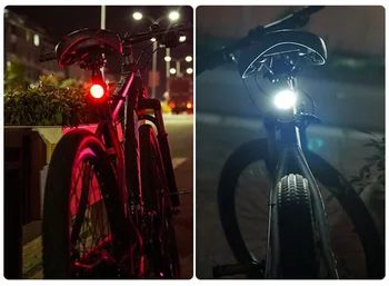 2021 Bicicleta Fata-Spate, Lumina Set Usb Reîncărcabilă Biciclete Faruri Cu Led-Uri Impermeabil Bicicleta Cu Lumini Bicicleta Far