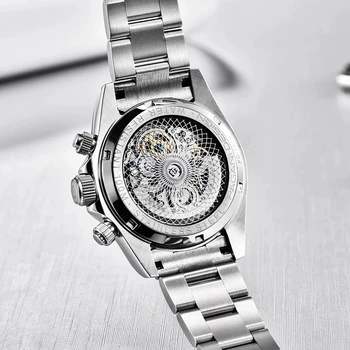 PAGANI DESIGN Curcubeu Automate Mecanice Bărbați Ceas de Brand de Moda de Lux Ceas din Oțel Inoxidabil Impermeabil Sporturi Ceas de mână