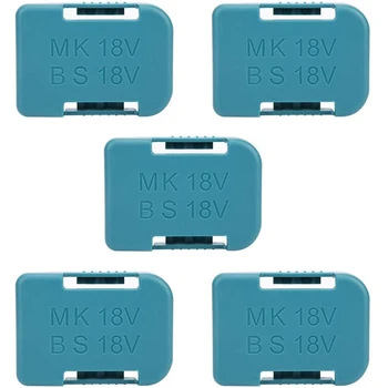 Top 5 buc Baterie Raft de Depozitare Titularul Caz pentru Makita 18V Dispozitive de Fixare