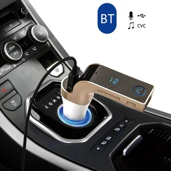 G7 compatibil Bluetooth 4.0 Transmițător FM Handsfree Car Kit MP3 Player USB Încărcător