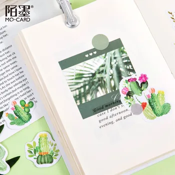 45 buc/Cutie Frumoasă Suculente Note DIY Autocolante Decorative Agende Manual Decor Viața Înregistrări